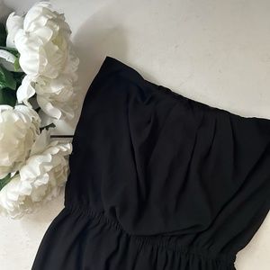 Strapless Jumpsuit / Long Romper Medium w/ shorts under